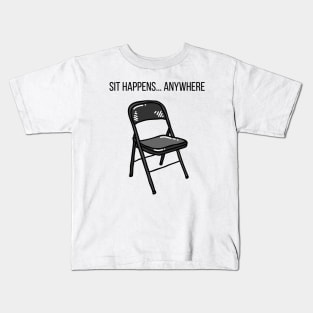 Folding Chair Funny Kids T-Shirt